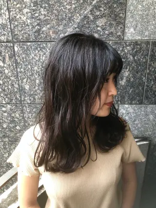 セミロング カラーアンドケアリタ kitamuuuのヘアスタイル