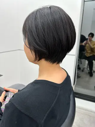 ショート カラー 髪質改善 /ツヤ髪/植竹偉吹のヘアスタイル