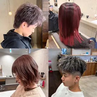 ミディアム カラー メンズ 髪質改善/艶カラー TSUBASAのヘアスタイル