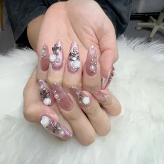 ネイル 🎀nana🫧 ワンホンネイル🎀のネイルデザイン