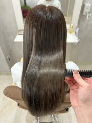 セミロング カラー 💙まこと💙艶 カラー(Rico)のヘアスタイル