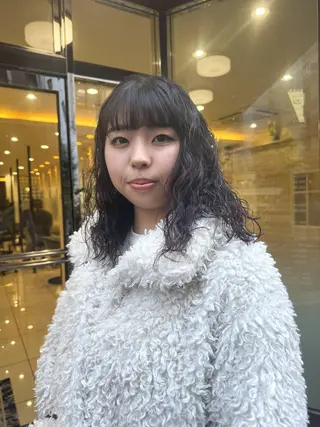 ミディアム パーマ Seeknext // Rukaのヘアスタイル