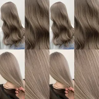 ロング カラー ✨韓国艶髪✨ケア ブリーチ🫧アキラのヘアスタイル