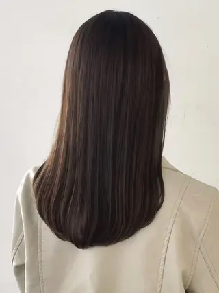 セミロング カラー Large 都筑雅人のヘアスタイル