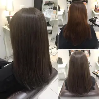 ロング カラー 髪質改善/ 艶髪カラー/益田直幸のヘアスタイル