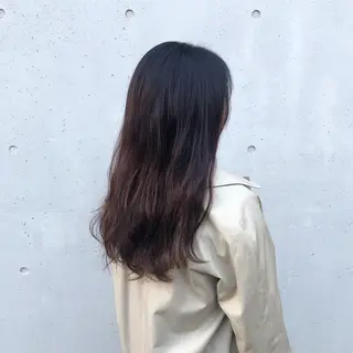 ロング カラー 酸性縮毛矯正🧴韓国 レイヤー/髪質改善のヘアスタイル