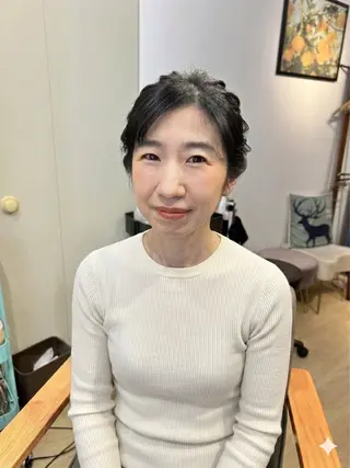 ヘアアレンジ HempBeauty 浅野アサミのヘアスタイル