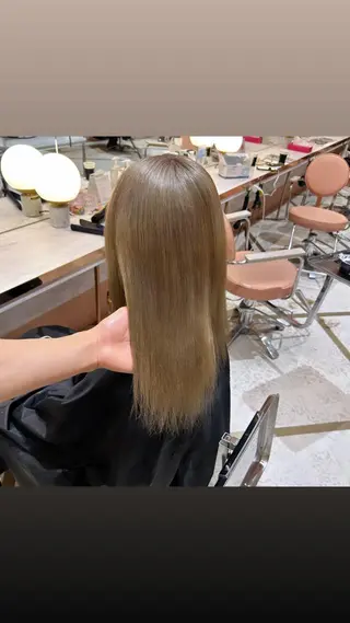 セミロング 縮毛矯正・髪質改善 特化 出納 直起のヘアスタイル
