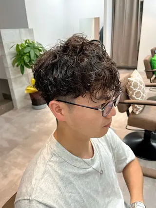 ショート パーマ、髪質改善 川崎祐介のヘアスタイル