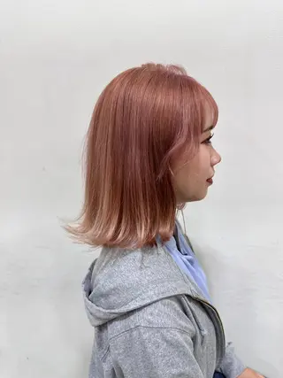 ミディアム カラー REM/荻窪 takeruのヘアスタイル