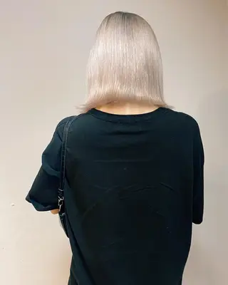 ミディアム カラー 🧡色落ちまで2度綺 麗なカラー🧡ヨシキのヘアスタイル