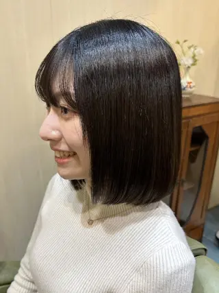 ミディアム 川端 智治のヘアスタイル