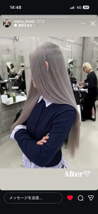 カラー 伊藤 七奈のヘアスタイル