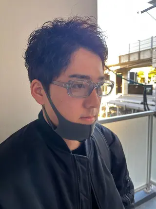 パーマ メンズ SHIINA 香椎宮前店のヘアスタイル