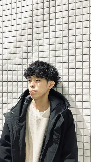 ショート パーマ メンズ 💈メンズパーマ💈 ナカザワ　　リョウのヘアスタイル