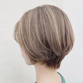 ショート カラー パーマ ヘアアレンジ モテ髪💛美髪矯正 ✨艶髪特化🫧山根のヘアスタイル