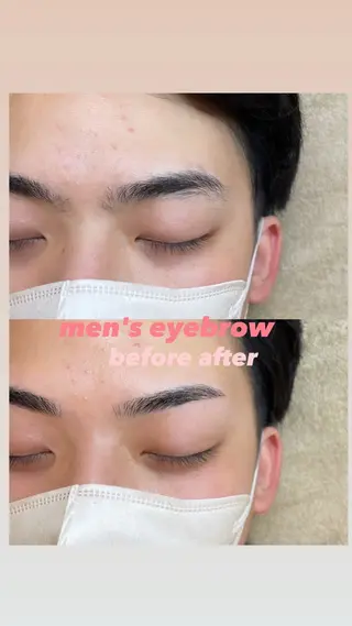 メンズ アイブロウ sua所属・noilashroo m恵比寿🎀Rukaのマツエク・マツパデザイン