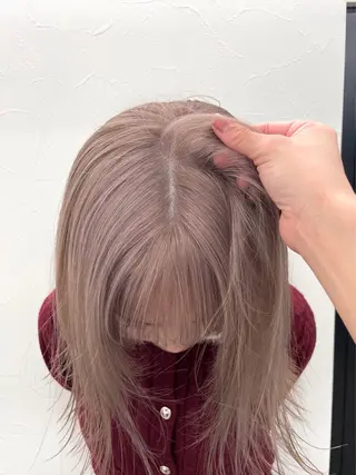 ミディアム エクステ/大人可愛い カラー🩷RINAのヘアスタイル