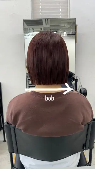 カラー Rico / bob/グレージュのヘアスタイル