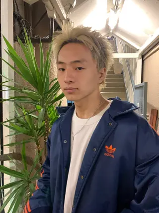 ショート カラー メンズ LOuNICA/銀座 RYUNOSUKEのヘアスタイル