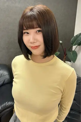 ミディアム カラー レイヤー/インナー カラー🦋ルイのヘアスタイル