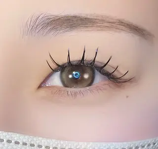 マツエク・マツパ 似合わせまつパ× 透け感カラー/ゆりのマツエク・マツパデザイン