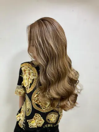 セミロング カラー パーマ ヘアアレンジ メンズ キッズ ネイル マツエク・マツパ アイブロウ 🧡可愛い色落ち🧡 ハイトーン特化🧡のヘアスタイル