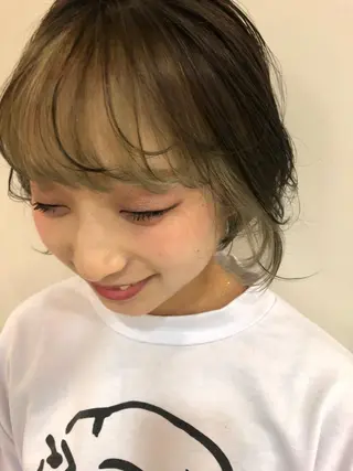 ミディアム 盛れるレイヤーカット 得意🌹井上美沙のヘアスタイル