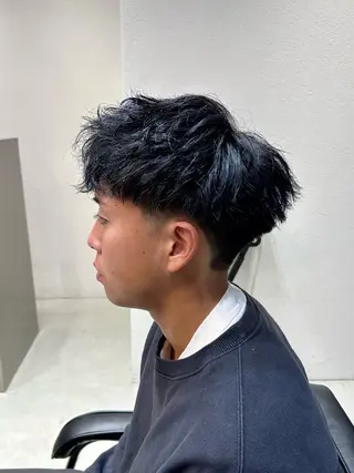 ショート メンズ 横浜/メンズ特化/ Farbe/田中颯斗のヘアスタイル