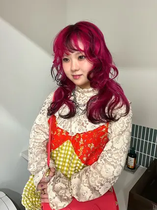 ロング カラー coco/原宿 ボブカットのヘアスタイル