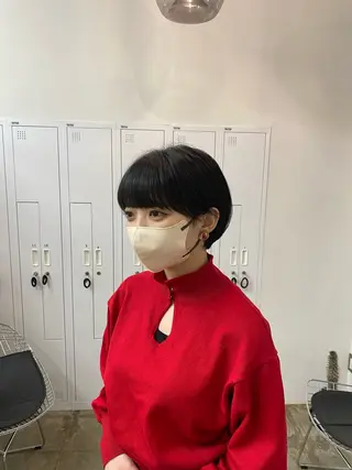 ショート 川角 しなのヘアスタイル