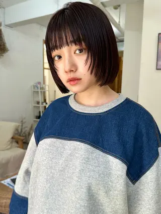 ショート カラー 🪭risa 暖色/レイヤー🪭のヘアスタイル