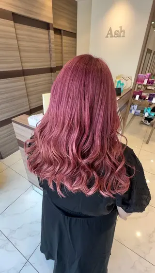 ロング カラー 【複雑履歴ブリーチ】 中村　玲仁のヘアスタイル
