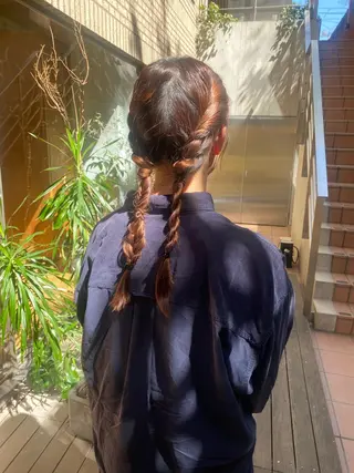 ヘアアレンジ 🎗️【ヘアセット 美眉】吉川玲🎗️のヘアスタイル