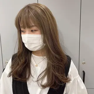 ロング カラー 狩野 羅夢のヘアスタイル