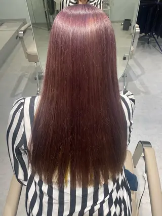 ロング 村上 奈乃果のヘアスタイル