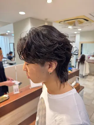 メンズ パーマ／縮毛矯正/ 店長 ・村田伊吹のヘアスタイル