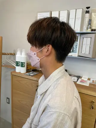 メンズ chihale 富樫莉香のヘアスタイル