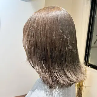 ミディアム カラー ヘアアレンジ 髪質改善/韓国ヘア 顔まわり特化yutoのヘアスタイル