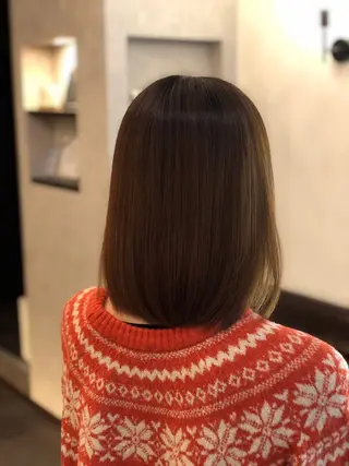 ミディアム パーマ SOA FLEAR Tsuyoshiのヘアスタイル