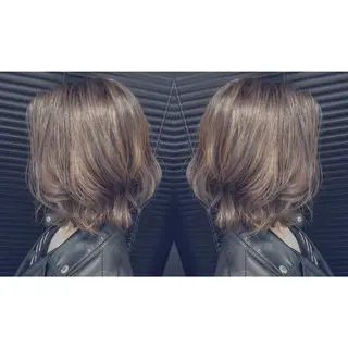 ショート カラー パーマ メンズhair /こえびのヘアスタイル