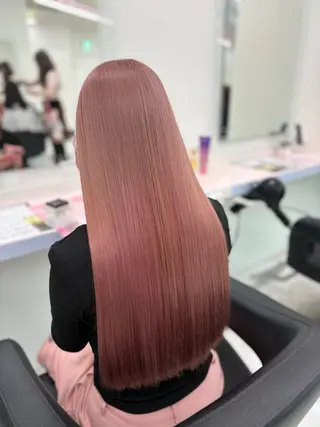 ロング カラー 韓国風トレンドカラー 🩶RINA🩶のヘアスタイル
