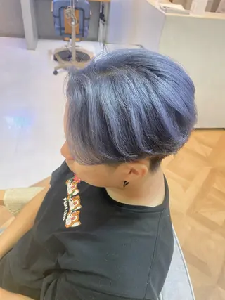 カラー メンズ シールエクステ 🪽CHIAKIのヘアスタイル