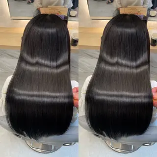 ロング 新宿No.1艶髪矯正 美艶カラー/FUKAのヘアスタイル