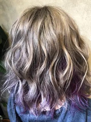 ミディアム 西村 雄二/エクステのヘアスタイル
