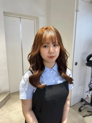 セミロング 韓国ヘアメンズ・レデ ィース特化ミクのヘアスタイル