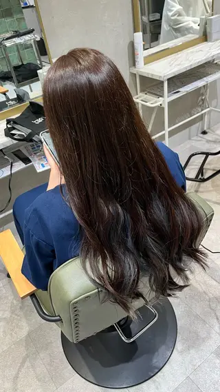ロング カラー 新宿/ヘアカラー AiNAのヘアスタイル