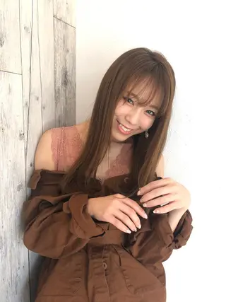 ロング カラー パーマ LOOP hairのヘアスタイル