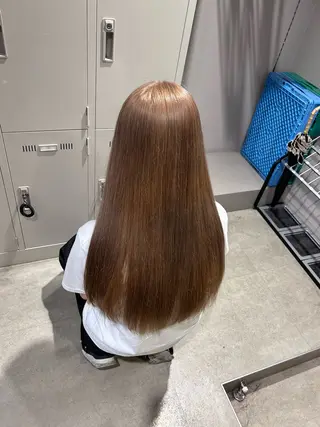 カラー 透明感ベージュ🤎 ナチュラルレイヤーのヘアスタイル