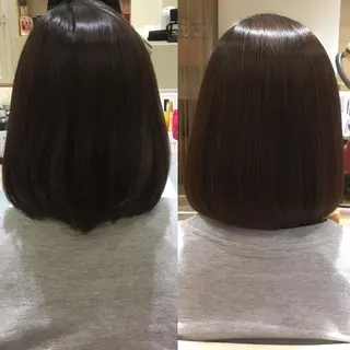 ミディアム 菊池 栄里奈のヘアスタイル